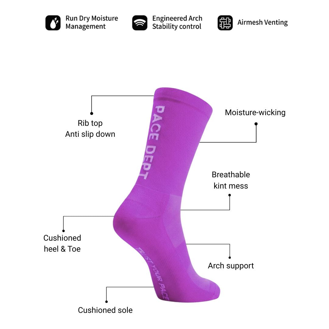 Performance Socks | Purple