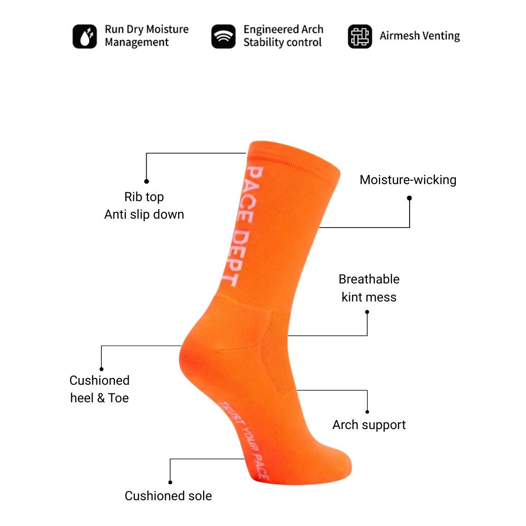 Performance Socks | Orange