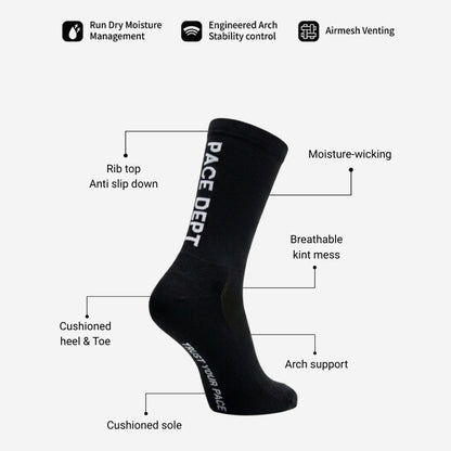 Pace Performance Socks | Black